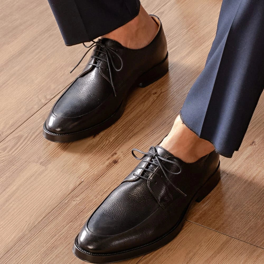 [PAGUE 1 LEVE 2] Sapato Masculino Derby Santinni de Couro + BRINDE