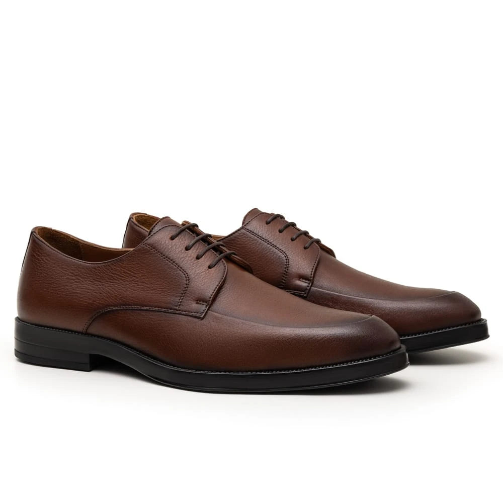 [PAGUE 1 LEVE 2] Sapato Masculino Derby Santinni de Couro + BRINDE